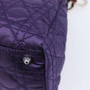 Christian Dior Canage Hand Bag Nylon Purple Silver Auth 211591A-12