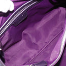 Christian Dior Canage Hand Bag Nylon Purple Silver Auth 211591A-23