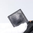 FENDI Hand Bag Canvas Black Silver Auth 211592-19