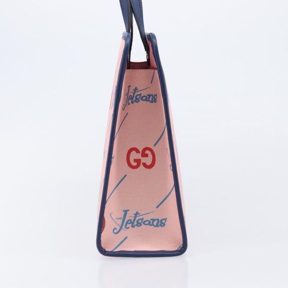 GUCCI GG Supreme Children's Bag PVC The Jetsons Beige Silver 605614 Auth 211605V