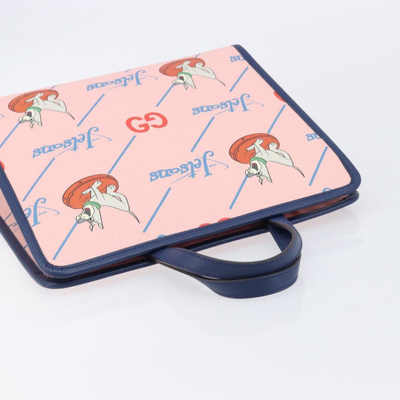 GUCCI GG Supreme Children's Bag PVC The Jetsons Beige Silver 605614 Auth 211605V