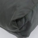 PRADA Tote Bag Nylon Gray Silver Auth 211613A-13