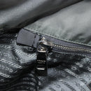 PRADA Tote Bag Nylon Gray Silver Auth 211613A-21