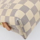 LOUIS VUITTON Damier Azur Pochette Cosmetic GM Pouch N23346 LV Auth 211626A-13