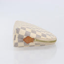 LOUIS VUITTON Damier Azur Pochette Cosmetic GM Pouch N23346 LV Auth 211626A-4