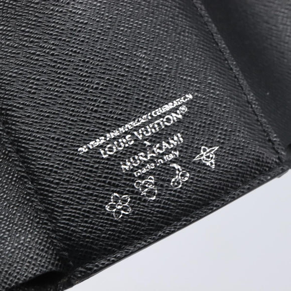 LOUIS VUITTON Multicolor Portefeuille Victorine Wallet Black M14163 Auth 211628V