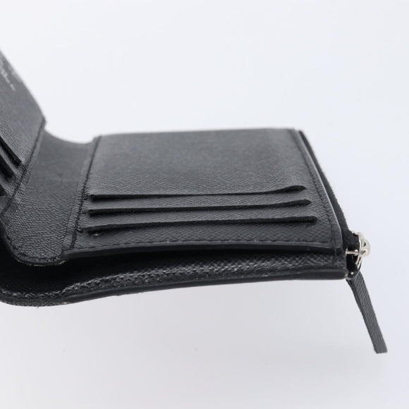 LOUIS VUITTON Multicolor Portefeuille Victorine Wallet Black M14163 Auth 211628V