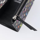 LOUIS VUITTON Multicolor Portefeuille Victorine Wallet Black M14163 Auth 211628V-23