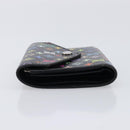 LOUIS VUITTON Multicolor Portefeuille Victorine Wallet Black M14163 Auth 211628V-5