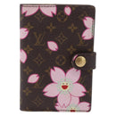 LOUIS VUITTON Monogram Cherry Blossom Agenda Mini Cover M92021 LV Auth 211634A-2