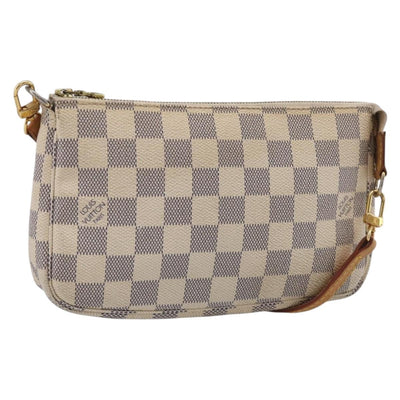 LOUIS VUITTON Damier Azur Pochette Accessoires Pouch N41207 LV Auth 211646A
