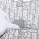 Christian Dior Trotter Canvas Saddle Body Bag Gray Gold Auth 211647V-23
