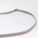 Christian Dior Trotter Canvas Saddle Body Bag Gray Gold Auth 211647V-8