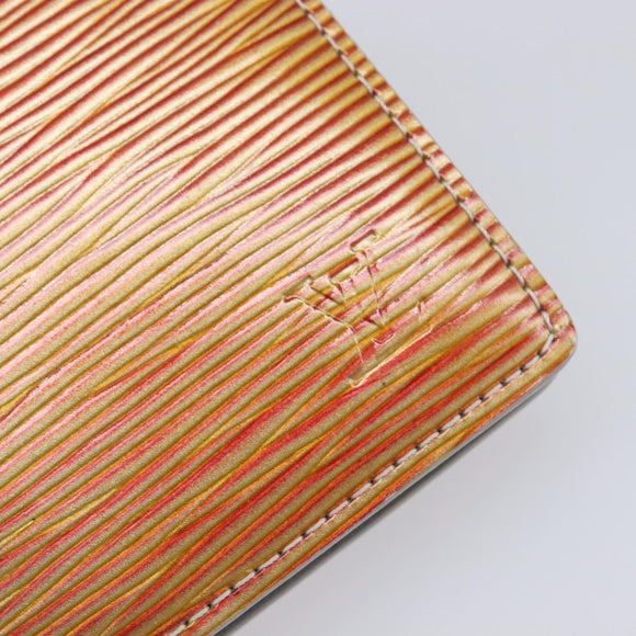 LOUIS VUITTON Cyber Epi Agenda PM Day Planner Cover Orange M99081 LV Auth 211649