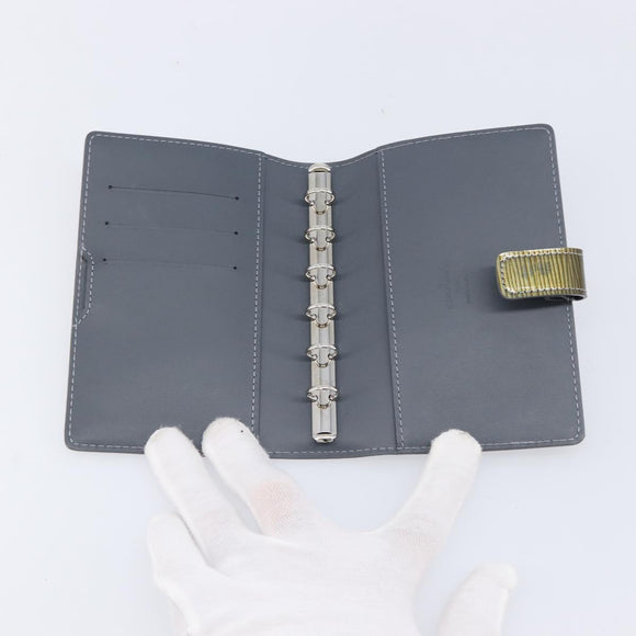 LOUIS VUITTON Cyber Epi Agenda PM Day Planner Cover Green M99080 LV Auth 211650