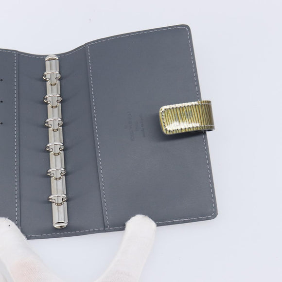 LOUIS VUITTON Cyber Epi Agenda PM Day Planner Cover Green M99080 LV Auth 211650