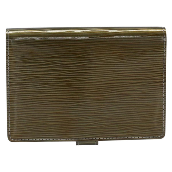 LOUIS VUITTON Cyber Epi Agenda PM Day Planner Cover Green M99080 LV Auth 211650