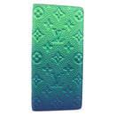 LOUIS VUITTON Taurillon Illusion Portefeuille Plaza Wallet M81255 Auth 211655SAM-1