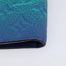 LOUIS VUITTON Taurillon Illusion Portefeuille Plaza Wallet M81255 Auth 211655SAM-10