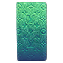 LOUIS VUITTON Taurillon Illusion Portefeuille Plaza Wallet M81255 Auth 211655SAM-2