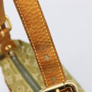 LOUIS VUITTON Monogram Denim Buggy PM Hand Bag Khaki M95213 LV Auth 211656A-16