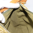 LOUIS VUITTON Monogram Denim Buggy PM Hand Bag Khaki M95213 LV Auth 211656A-20