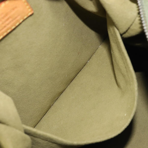 LOUIS VUITTON Monogram Denim Buggy PM Hand Bag Khaki M95213 LV Auth 211656A