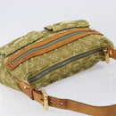 LOUIS VUITTON Monogram Denim Buggy PM Hand Bag Khaki M95213 LV Auth 211656A-6