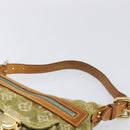 LOUIS VUITTON Monogram Denim Buggy PM Hand Bag Khaki M95213 LV Auth 211656A-9