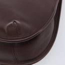 Coach Shoulder Bag Leather Brown Gold Auth 211662V-10