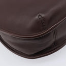 Coach Shoulder Bag Leather Brown Gold Auth 211662V-13
