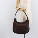Coach Shoulder Bag Leather Brown Gold Auth 211662V-22