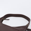 Coach Shoulder Bag Leather Brown Gold Auth 211662V-8