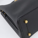 Coach Shoulder Bag Leather 2way Black Gold Auth 211663A-13