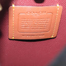 Coach Shoulder Bag Leather 2way Black Gold Auth 211663A-17