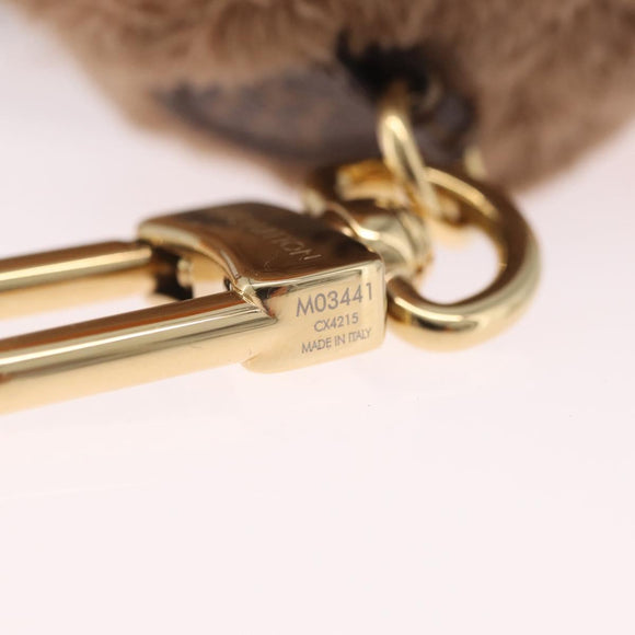 LOUIS VUITTON Monogram Porte Cles LV Louis Snow Charm M03441 LV Auth 211670SM