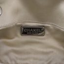 CHANEL Matelasse Chain Shoulder Bag Satin Gold Silver CC Auth 211678A-19