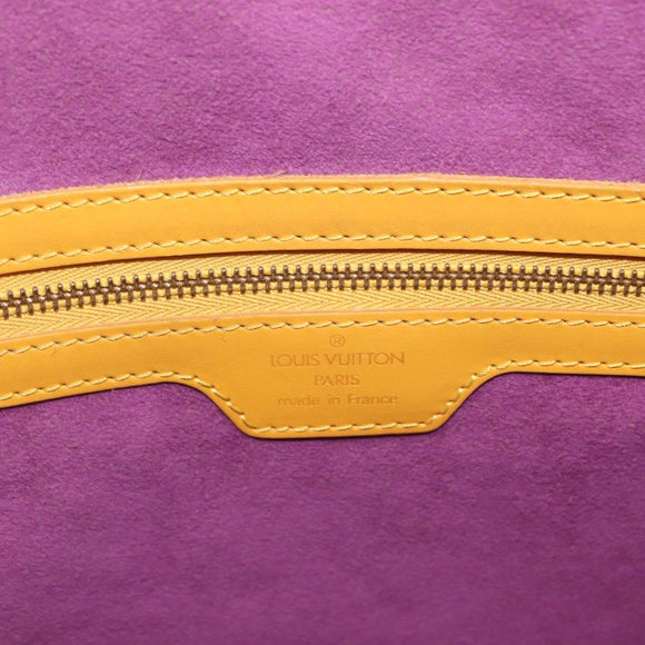 LOUIS VUITTON Epi Lussac Shoulder Bag Yellow M52289 LV Auth 211683