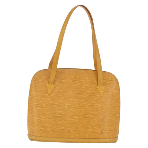 LOUIS VUITTON Epi Lussac Shoulder Bag Yellow M52289 LV Auth 211683