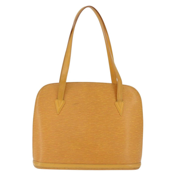 LOUIS VUITTON Epi Lussac Shoulder Bag Yellow M52289 LV Auth 211683
