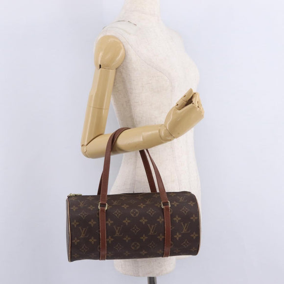 LOUIS VUITTON Monogram Papillon 30 Hand Bag M51365 LV Auth 211684