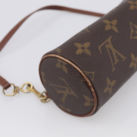 LOUIS VUITTON Monogram Papillon Pouch LV Auth 211685