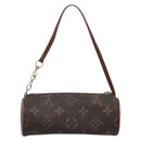 LOUIS VUITTON Monogram Papillon Pouch LV Auth 211685-3