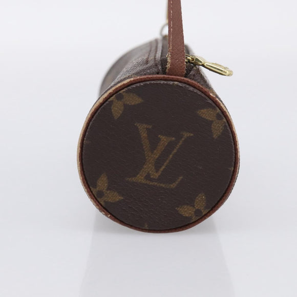 LOUIS VUITTON Monogram Papillon Pouch LV Auth 211685
