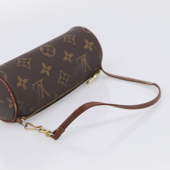 LOUIS VUITTON Monogram Papillon Pouch LV Auth 211685