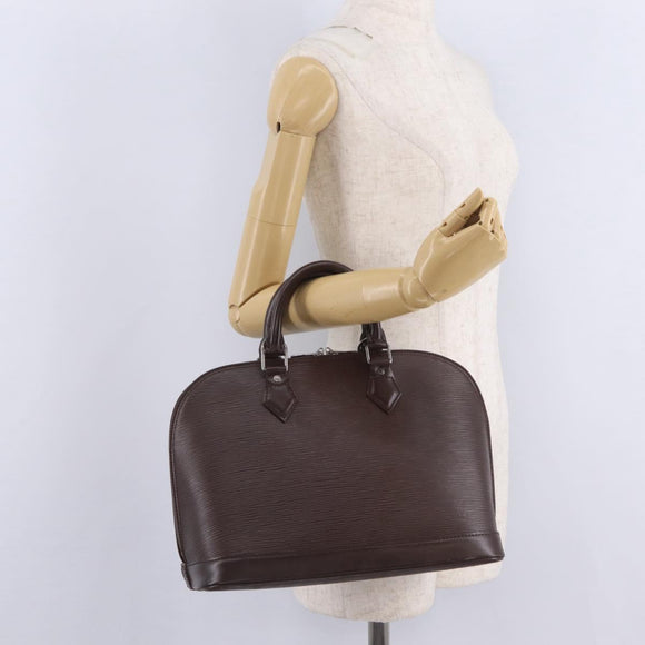LOUIS VUITTON Epi Alma Hand Bag Mocha M5214D LV Auth 211686