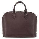 LOUIS VUITTON Epi Alma Hand Bag Mocha M5214D LV Auth 211686-3