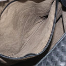 Bottega Veneta INTRECCIATO Shoulder Bag Leather Black Auth 211692A-20