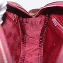 Cartier Must Line Shoulder Bag Leather Bordeaux Gold Auth 211696A-18