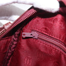 Cartier Must Line Shoulder Bag Leather Bordeaux Gold Auth 211696A-19